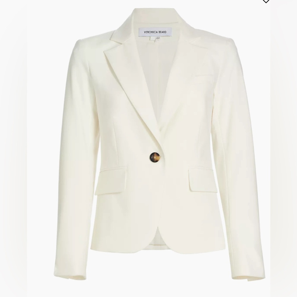 Veronica Beard Tyra Single-Breasted Dickey Jacket